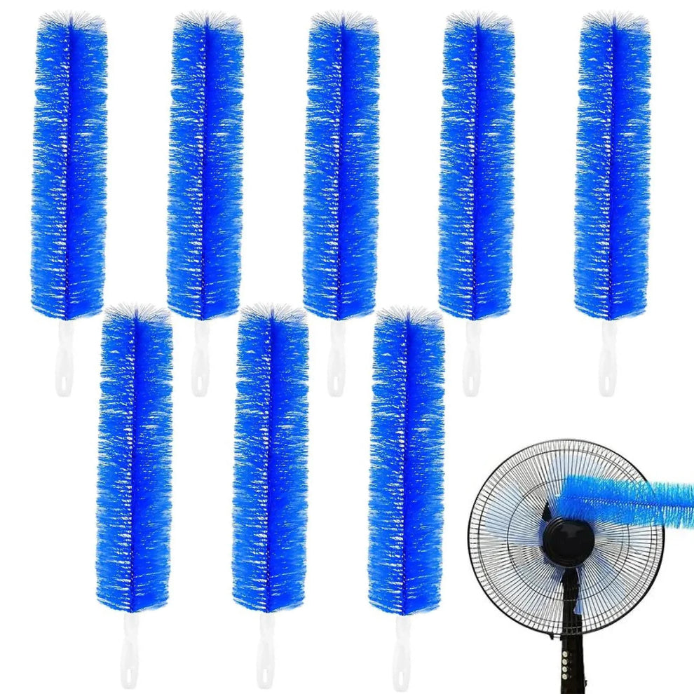 💨✨ Flexible Microfiber Fan & Blind Cleaning Brush ✨ Bendable Dust Cleaner for Ceiling Fans, Window Blinds, Air Vents, Shutters & Hard-to-Reach Areas 🧹 Reusable Household Cleaning Tool