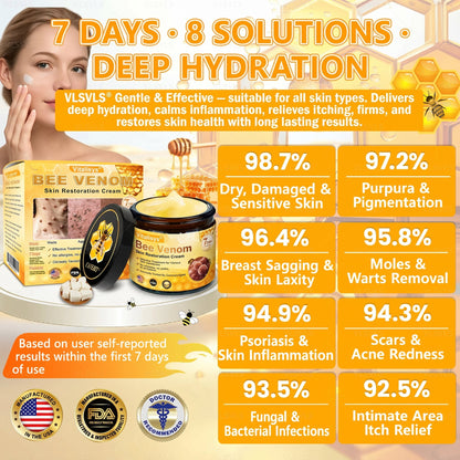 🔥 LAST DAY 80% OFF🔥 Aeehfeng® Bee Venom Skin Restoration Cream
