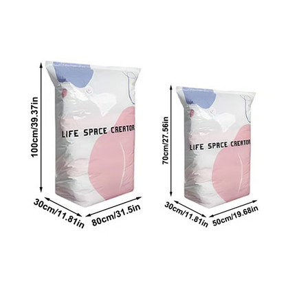 ✨✨2026 New No-Pump 3D Vacuum Storage Bags, Large Vacuum Storage Compression Bags for Clothes, Blankets, Bedding, Comforters
