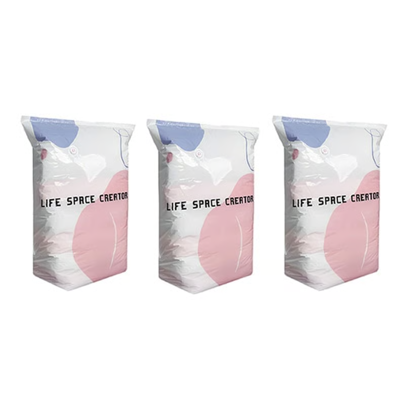 ✨✨2026 New No-Pump 3D Vacuum Storage Bags, Large Vacuum Storage Compression Bags for Clothes, Blankets, Bedding, Comforters