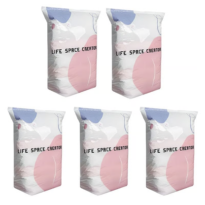 ✨✨2026 New No-Pump 3D Vacuum Storage Bags, Large Vacuum Storage Compression Bags for Clothes, Blankets, Bedding, Comforters