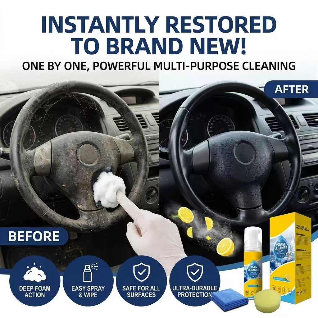🫧Last Day 50% OFF🫧Larnto®4-in-1 Multi-Enzyme Foam Cleaner