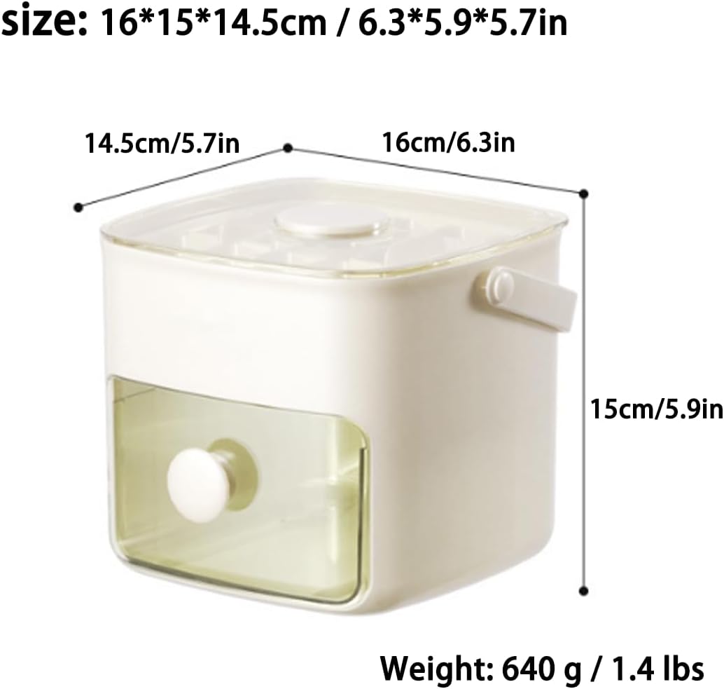🐲🐲𝑺𝑪𝑵𝑫𝑹® 2026 EasyChill Ice Cube Maker — 48 Cubes, One Press, No Mess