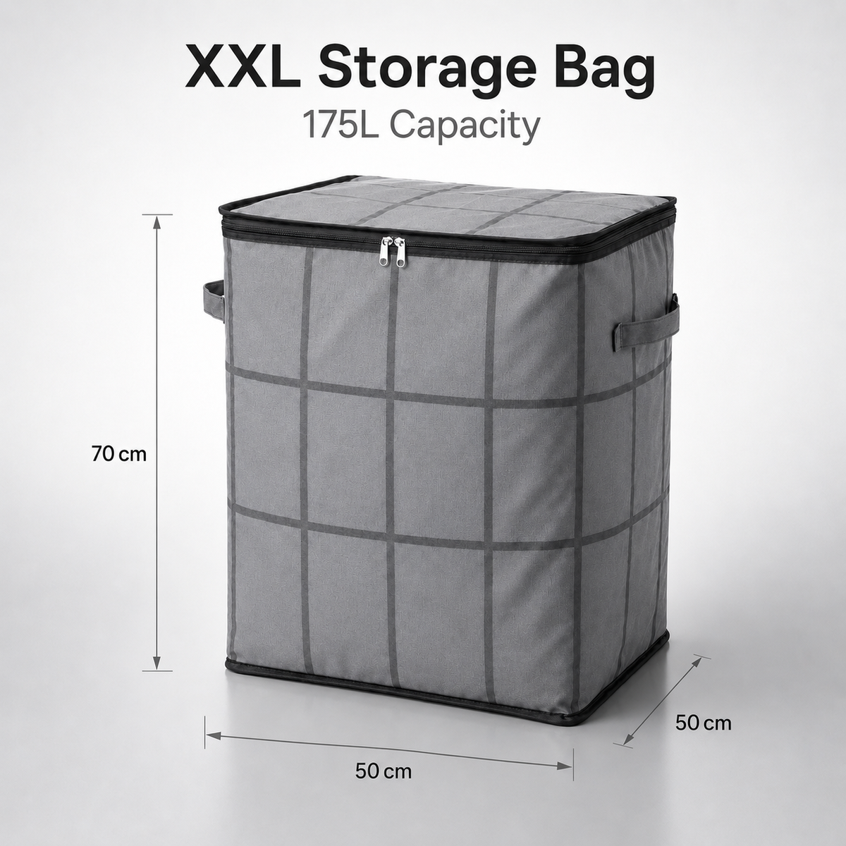XXL Foldable Storage Bag with Reinforced Handles