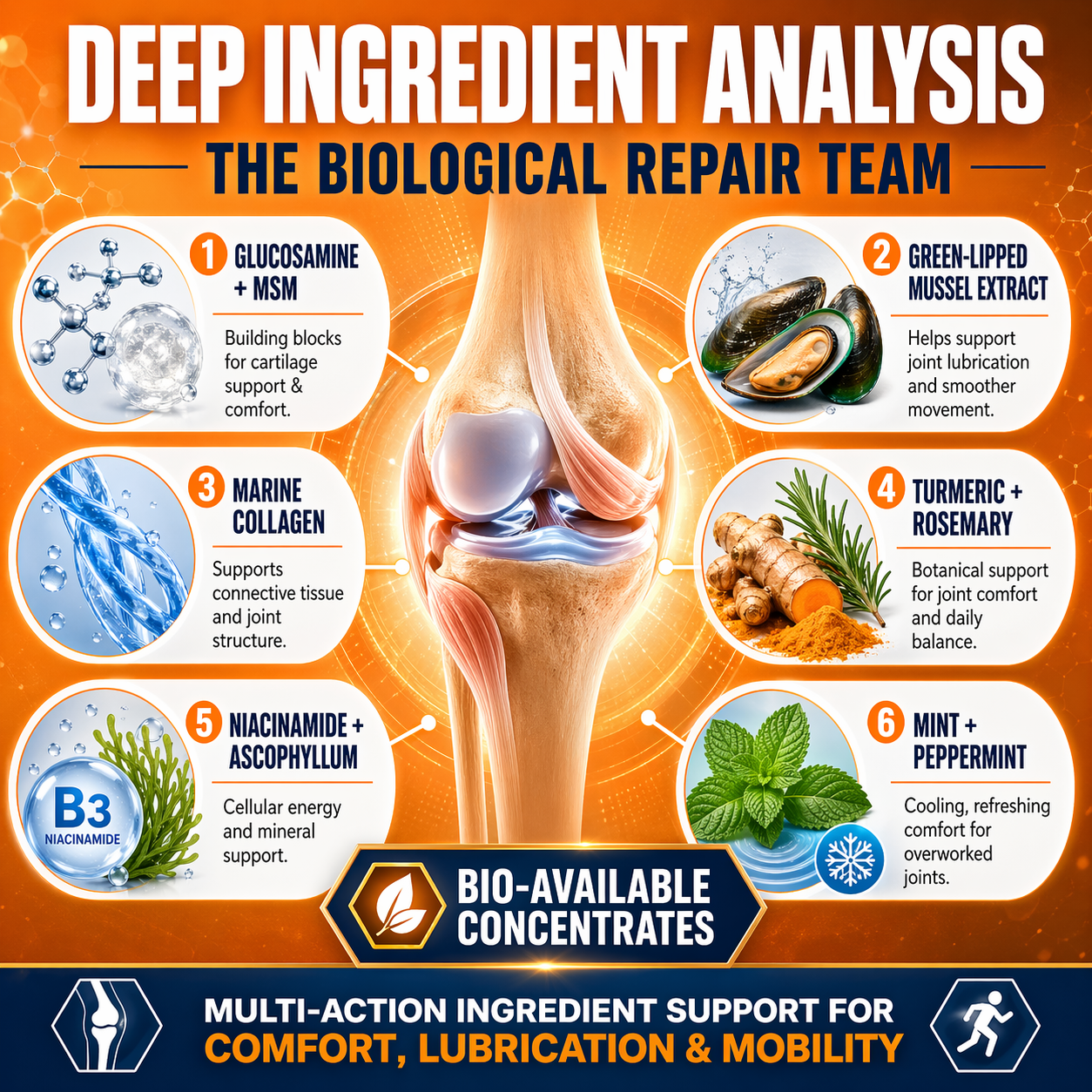 Professional Joint & Bone Recovery Cream👨‍⚕️ Harnessing Nano-Peptide Tech to Heal Bones and Relieve Pain.