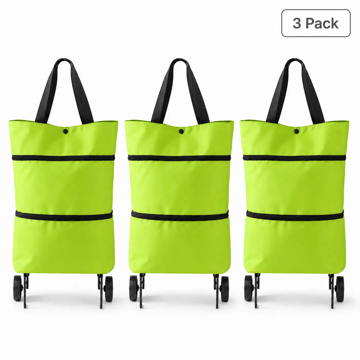 🛍️Foldable Shopping Trolley Bag with Wheels | Lightweight & Reusable
