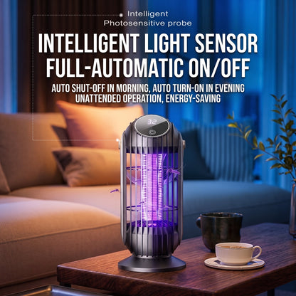 ⏳Portable Dual-Sided UV Mosquito Killer Lamp with CO₂ Attraction, 4000mAh Rechargeable Battery, USB Type-C Charging, Dusk-to-Dawn Sensor for Indoor & Outdoor Use, Patios, Bedrooms and Camping🦟🌙✨