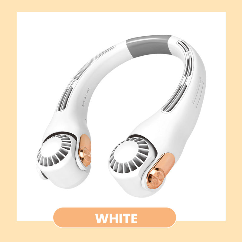 🎀2026 Portable Neck Fan,🍃💨 50% OFF! 360° rotating, 3 speeds. Hands‑free cooling,  4000mAh USB Rechargeable. 🌬️😎🌬️
