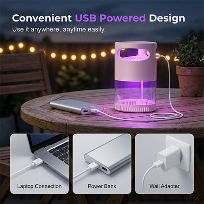✨✨USB-Powered UV Mosquito Killer Lamp – Quiet Indoor Mosquito Trap for Bedrooms, Living Rooms, Patios and Camping